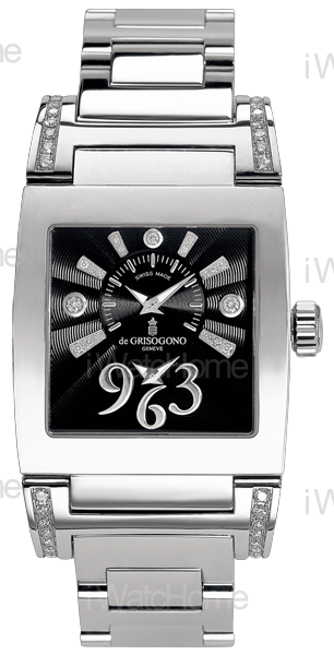 DE GRISOGONO Instrumentino Steel & Diamonds